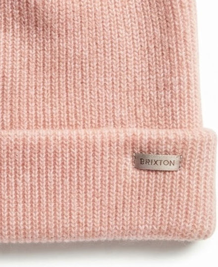 Beanie Γυναικείος Σκούφος Πλεκτός σε Ροζ χρώμα