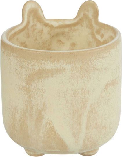 Butlers Olli Pflanzentopf Keramik Beige 8x8cm