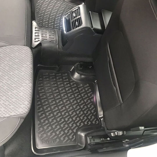 Килими За Кола Скафъци 3D Гума TPE Skoda Octavia Mk4 NX 2020 Rizline 4 Броя Черни