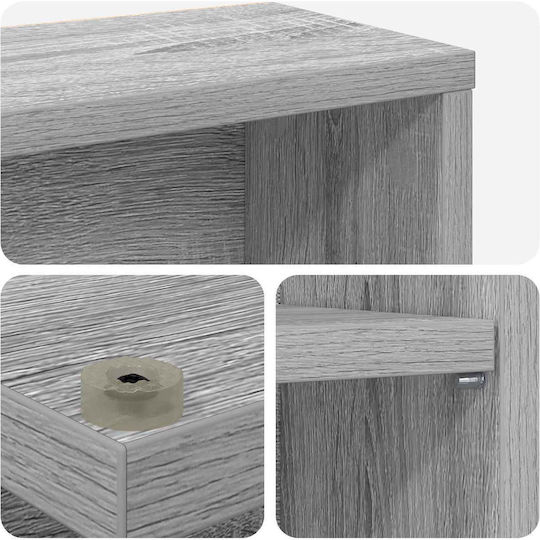 vidaXL Floor CD Case 65x23.5x175cm