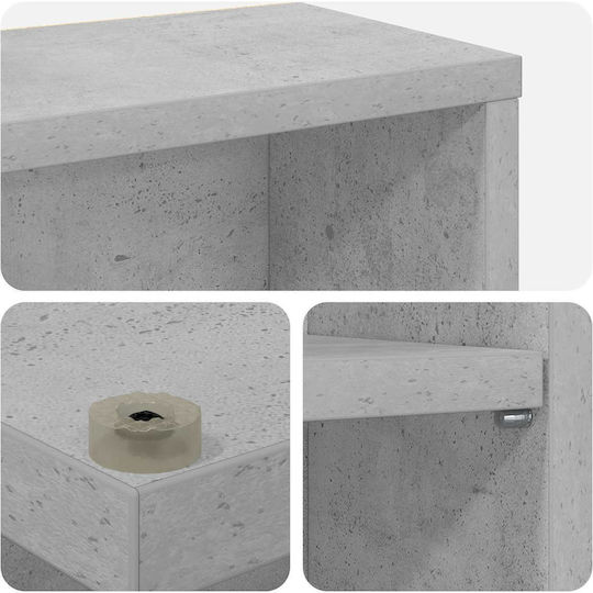 vidaXL Floor CD Case 65x23.5x175cm