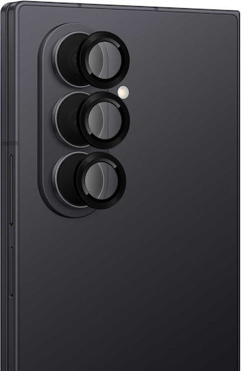 Tempered Glass Samsung Galaxy Z Fold8 Ultra Spacecase Camera Ring Anti-Scratch Protective Glass Camera Lens Aluminum Frame Black 5905719143794
