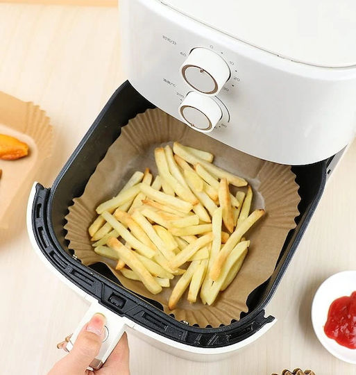 Αντικολλητικά Χαρτιά για Air Fryer 20x20εκ. 50τμχ