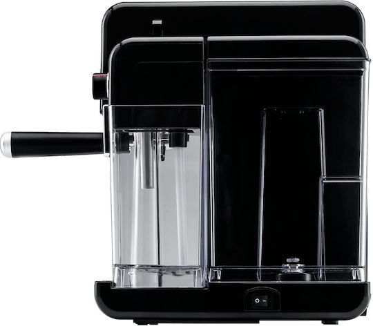 Breville Prima Latte II Μηχανή Espresso Πίεσης 19bar για Cappuccino Black/Silver VCF108X-01