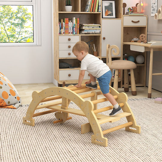 Aiyaplay Wooden Montessori Arch for Children 2-4 Years Convertible Swing 110x52x45 cm Wood 331-100v00nd