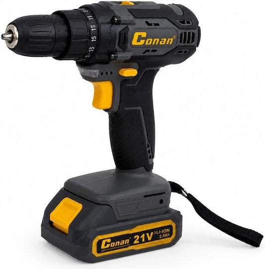 Conan Coli0821a Percussive Battery Drill Driver 21V 2x2Ah
