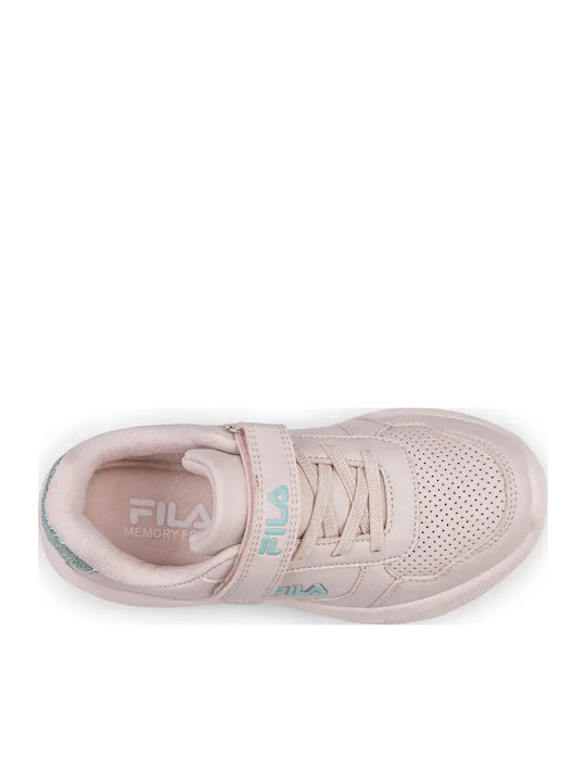 Memory Fast Kids Sneakers with Hoop & Loop Closure Pink