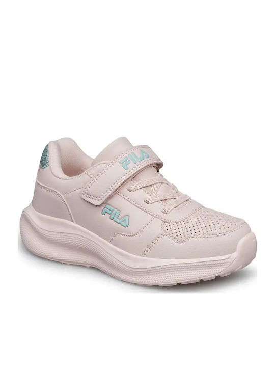 Memory Fast Kids Sneakers with Hoop & Loop Closure Pink