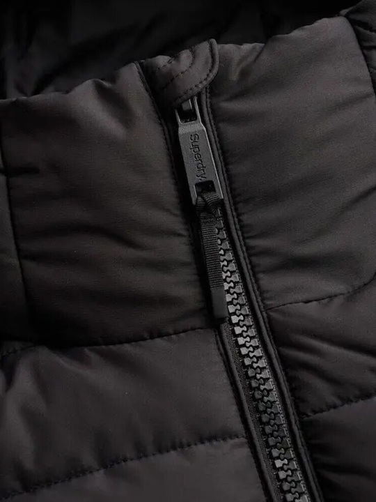 Superdry Fuji Μπουφάν Puffer Μαύρο