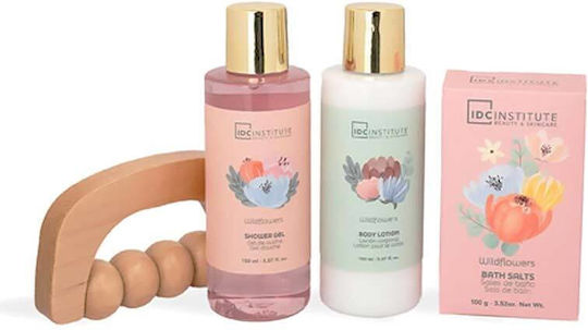 IDC Institute Scented Garden Σετ Περιποίησης για Ενυδάτωση & Καθαρισμό Σώματος Wildflowers 4τμχ