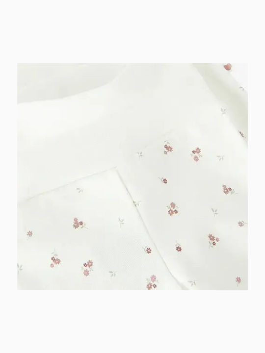 Kids Tracksuit Pants White 2 Pieces