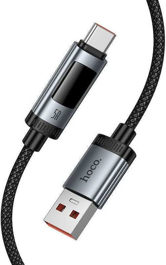 Hoco U148 USB 2.0 Kabel USB-C männlich - USB-C 240W PD Schwarzes 1.2m