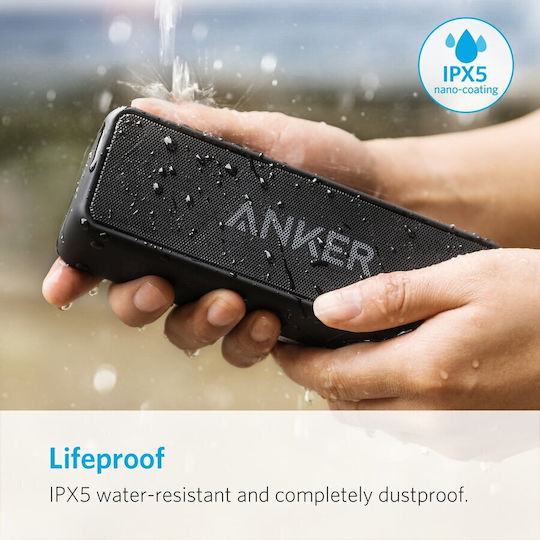 Anker SoundCore 2 Bluetooth Speaker 12W with Battery Life up to 24 Hours Black