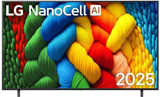 LG Smart Τηλεόραση 43" 4K UHD LED NanoCell 43NANO82A6B HDR (2024)