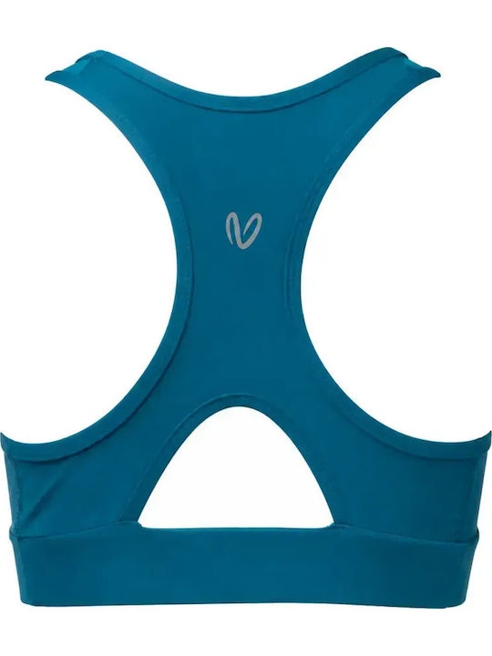 Women's Athletic Sports Bra Blue with Light Padding