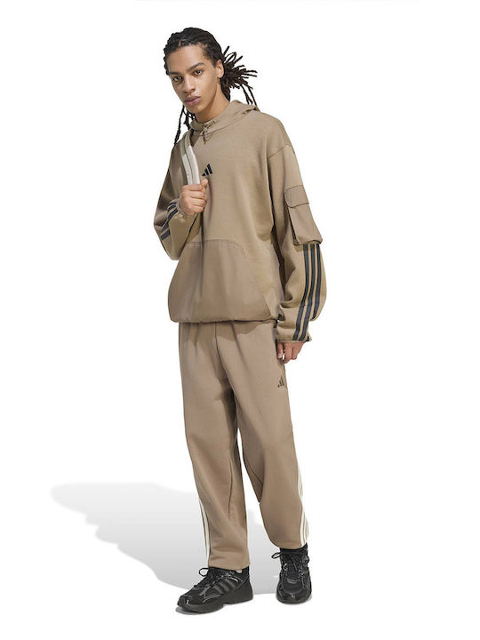 Men's Sweatpants with Elastic Khaki