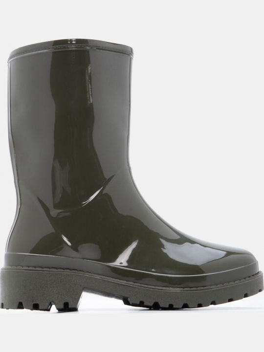 Damen Gummistiefel Khaki