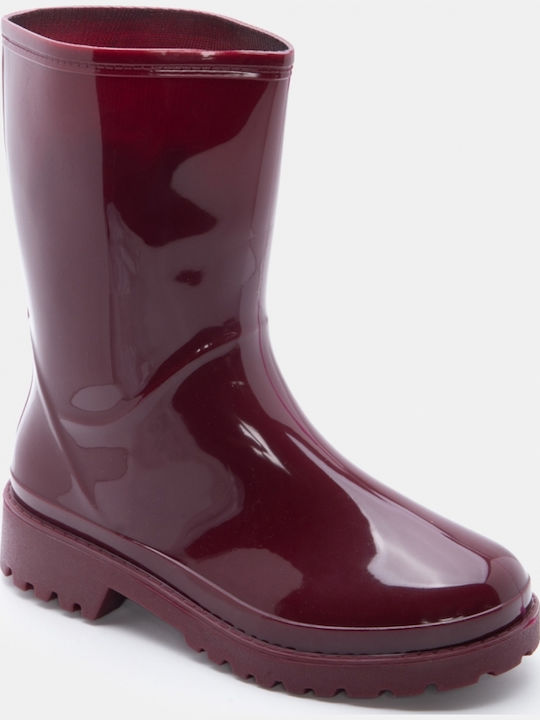 Damen Gummistiefel Burgundische