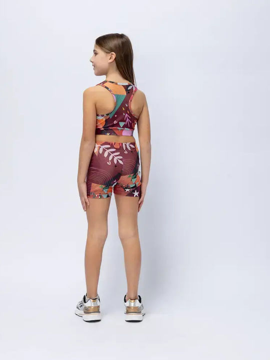 Kids Short Leggings Chocolate