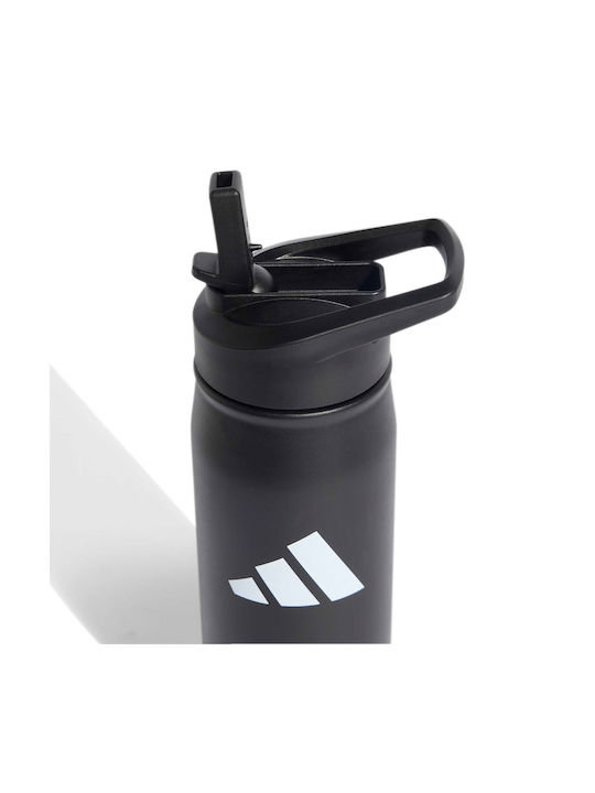 adidas Performance Sports Water Bottle Stainless Steel 600ml Black adidas Performance Sports Water Bottle Stainless Steel 600ml Black