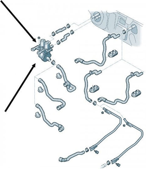 Клапан за отопление Audi A6 C6 A6 C6 Allroad 4f0959617