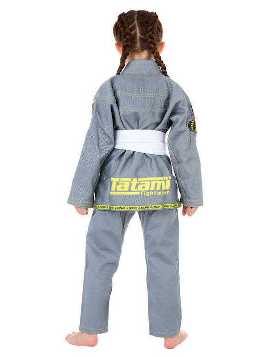 Tatami Fightwear Gi Tatami Kinder Kampfsportuniformen Brazilian Jiu Jitsu Grau