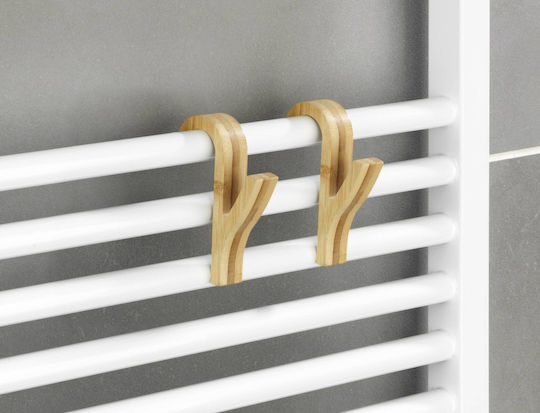 Wenko 25954100 Holzaufhänger 2 Stück