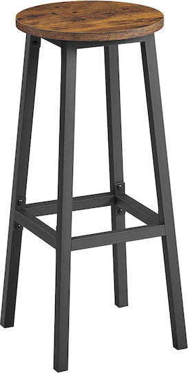 Taburete de bar negre 2 buc 32x32x74 cm