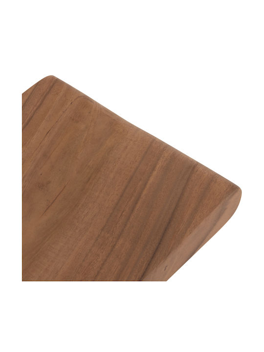 Bancă de exterior din lemn 121x30.5x45cm