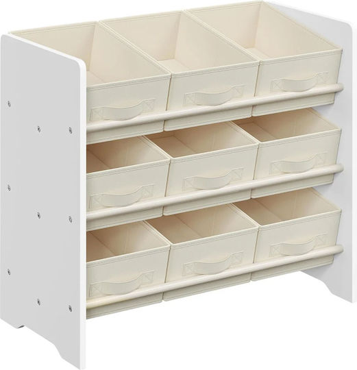 Songmics Children's Storage Box Wooden White 62.5x29.5x60cm