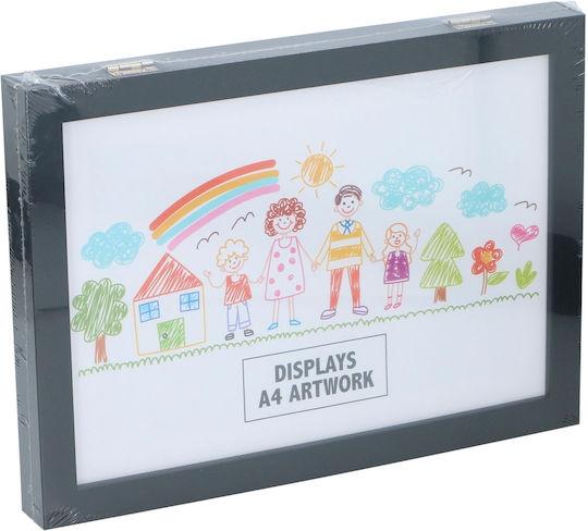 Arti Casa Kinder Bilderrahmen Kunststoff Schwarze