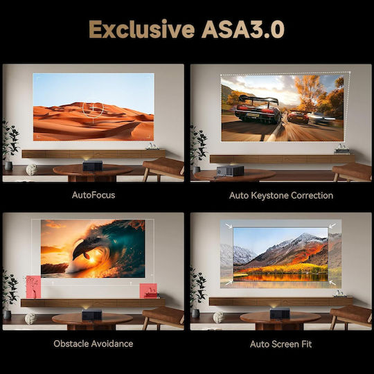 Wanbo X5 Pro Mini Projector Full HD with Wi-Fi and Built-in Speakers WANBOX5SDBL