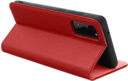 Smart Book Leder / Silikon Rote (Samsung A26 5G)