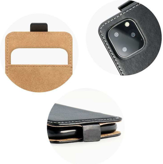 Flexi Vertical Flip Silicon Negru (Redmi Note 15)