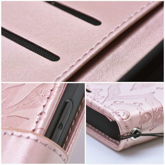 Forcell Mezzo Book Case Cover iPhone 7 8 SE 2020 Mandala Rose Gold*