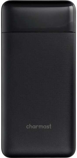 Charmast W2089 Power Bank 20000mAh 22.5W με 2 Θύρες USB-A Μαύρο