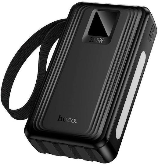 Hoco J173 Външна Батерия 20000mAh 22.5W с 2 USB-A Изходни Порта Power Delivery / Quick Charge Черен