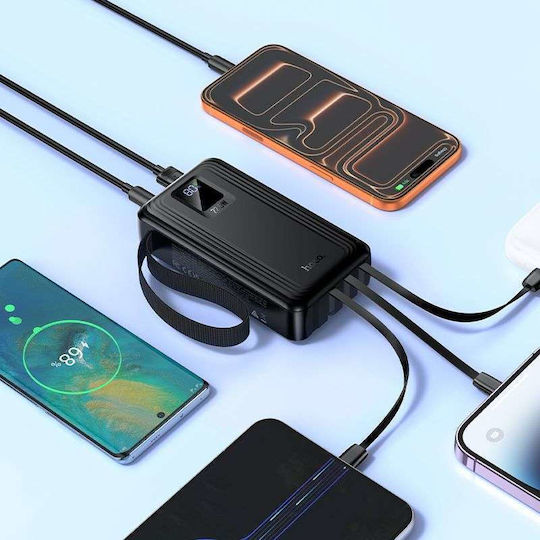 Hoco J173 Външна Батерия 20000mAh 22.5W с 2 USB-A Изходни Порта Power Delivery / Quick Charge Черен