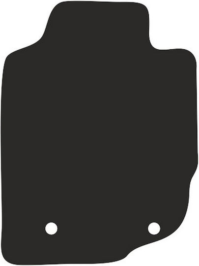 Nylon Fahrerfußmatte Toyota Hilux Vii N25 N2 Abholung 2006-2015 Gummierte Fahrerfußmatte