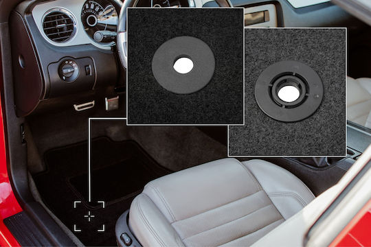 Black Driver Mat Fiat 500x Ii Crossover 2018
