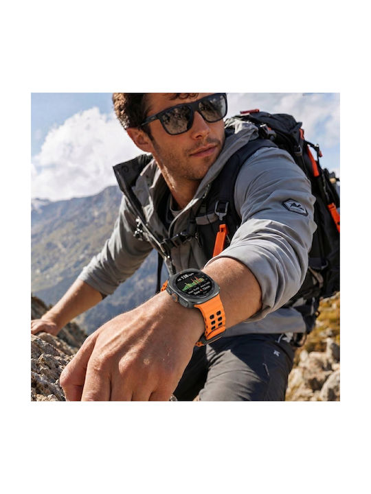 Tech-Protect Iconband Pro Silicone Strap Orange / Black (Galaxy Watch Ultra / Ultra 2)