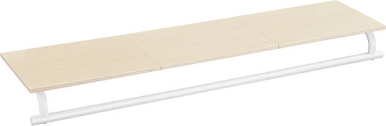 Songmics Metal Wall Hanger Beige 109x13.2x28cm