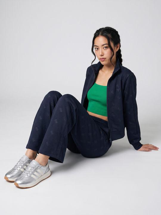 Pantaloni de Trening cu Pantaloni Evazați Albastru Marin