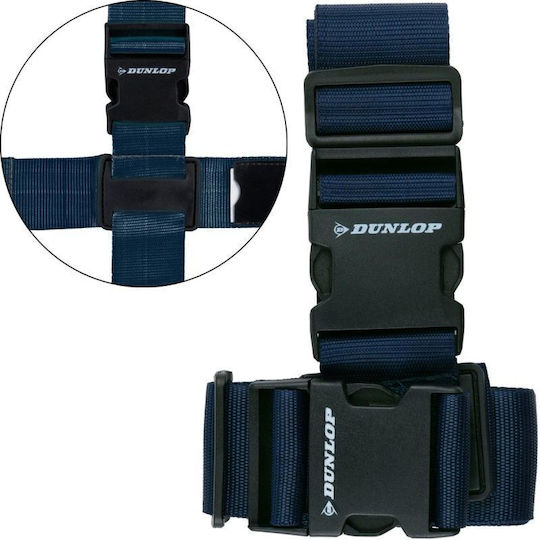Dunlop Ιμάντας Βαλίτσας Navy Μπλε 2τμχ