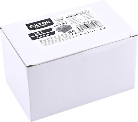 Baterie Li-ion 20V 8Ah Share20V Extol Premium 8891886