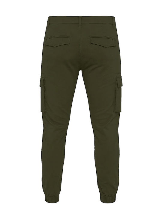Men's Cargo Trousers Regular Fit Green