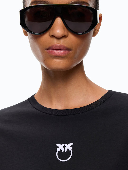 Women's Sports Long Sleeve Black Blouse