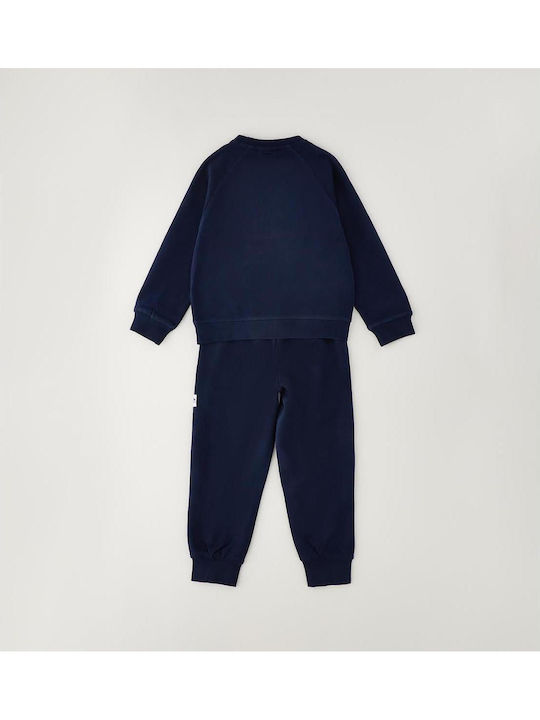 Kinder Sweatpants Set Mit Bluse Marineblau