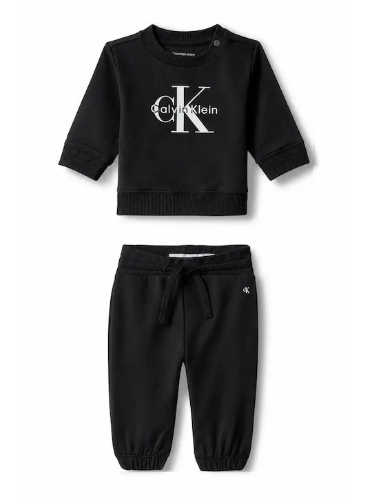 Kids Sweatpants Set Black
