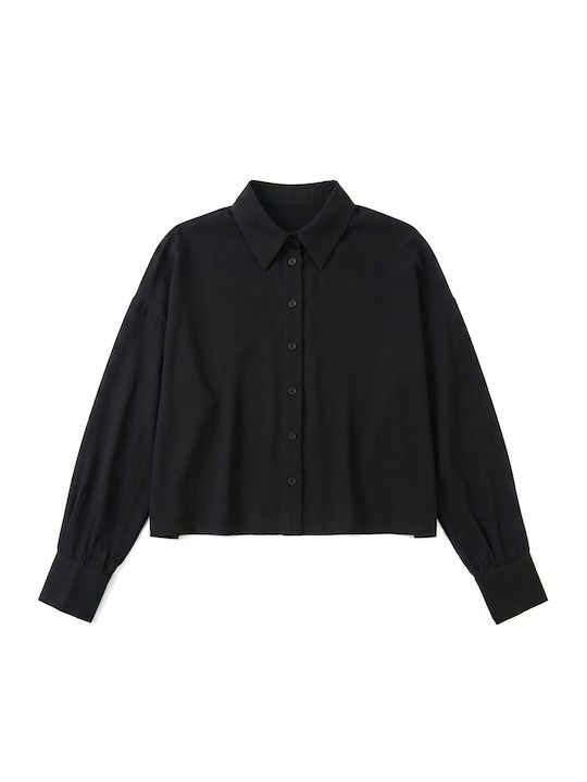 Long Sleeve Women's Shirt Black